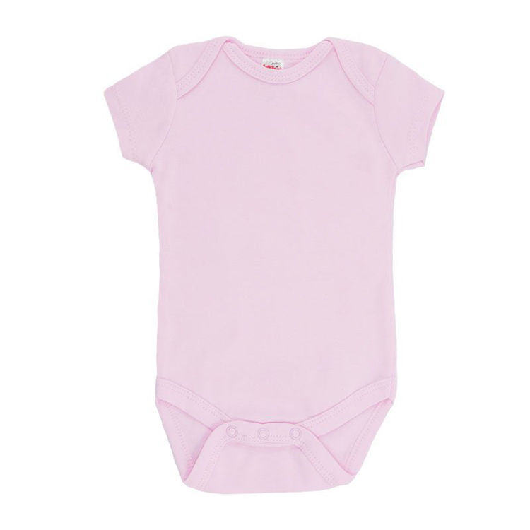 Picture of CGPSS- COTTON SHORT SLEEVE PINK BODYSUITS / GROW